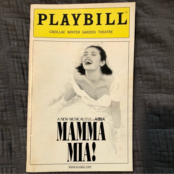 Mamma Mia! Playbill Cadillac Winter Garden Theater - Picture 1 of 4